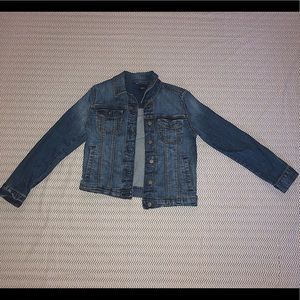 Kids jean jacket in size large